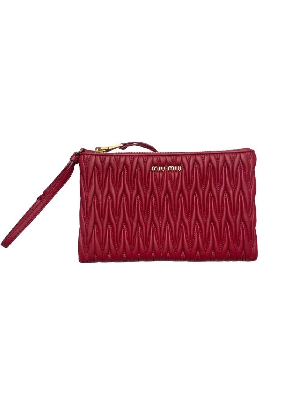 Miu Miu Matelasse Clutch Bag